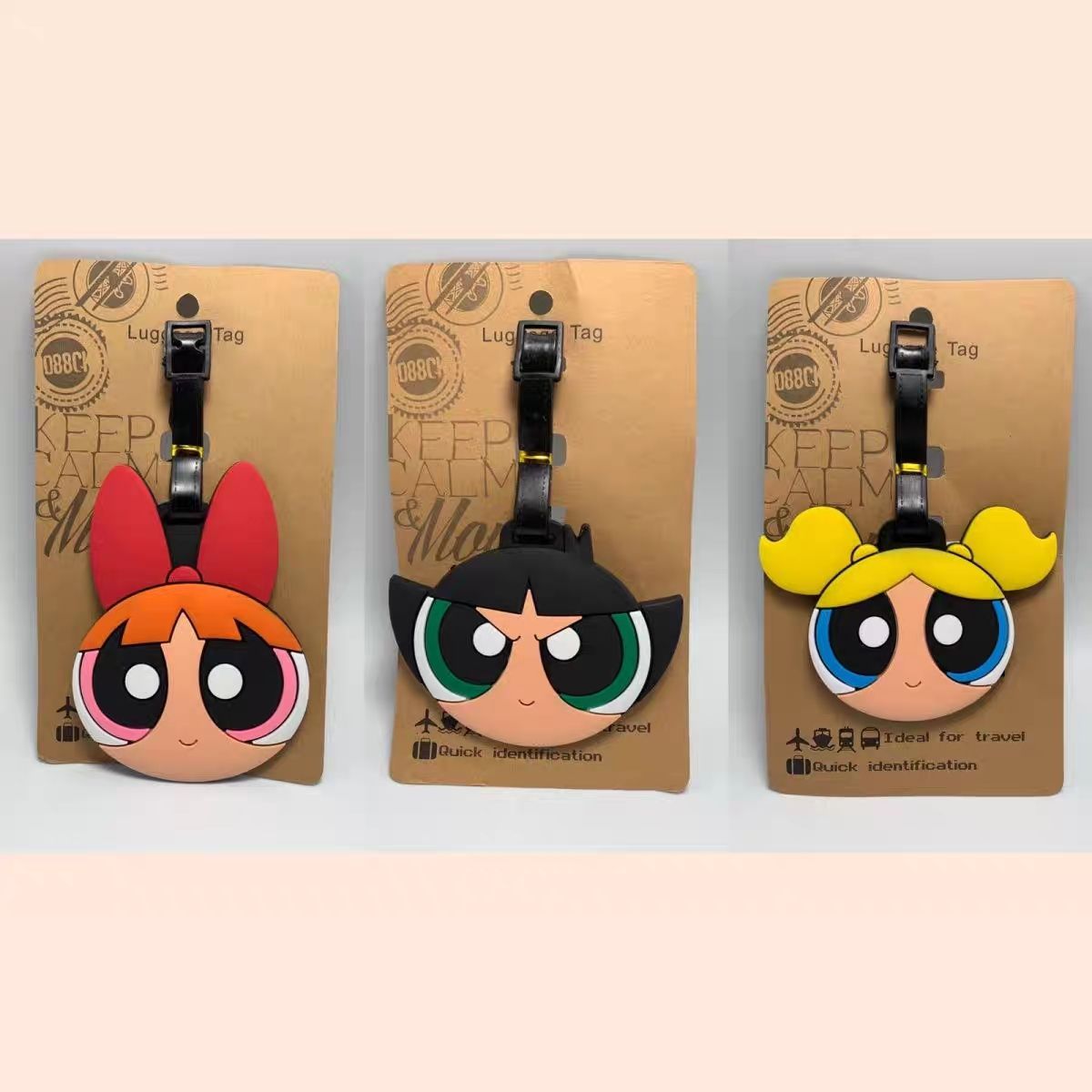 Travel Accessories For Girls - Anime Powerpuff Girls tas hanger Kawaii