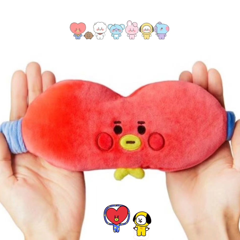Travel Accessories Unisex - BT21 cartoon schattig pluche oogmasker Kawaii