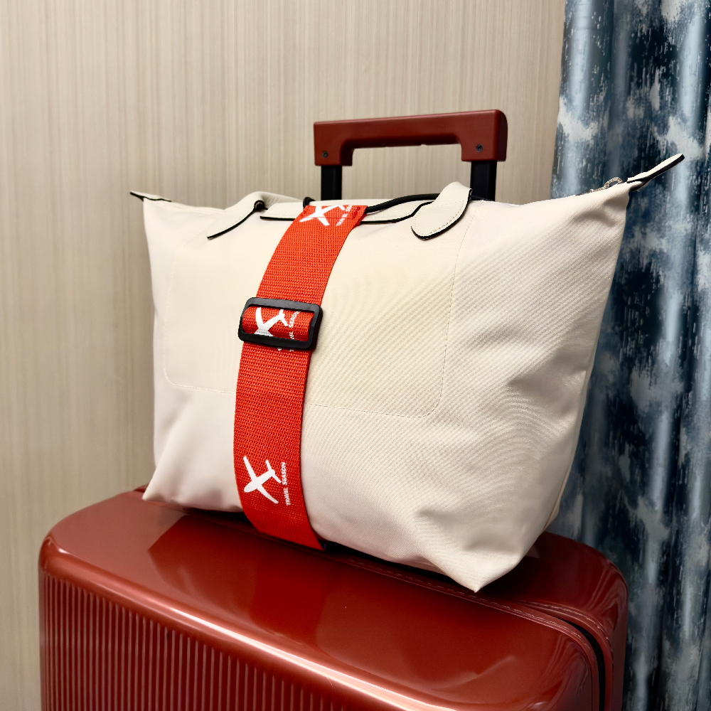 Vaste bagageriem van geprint n - Travel Accessories On Plane recensie en prijs