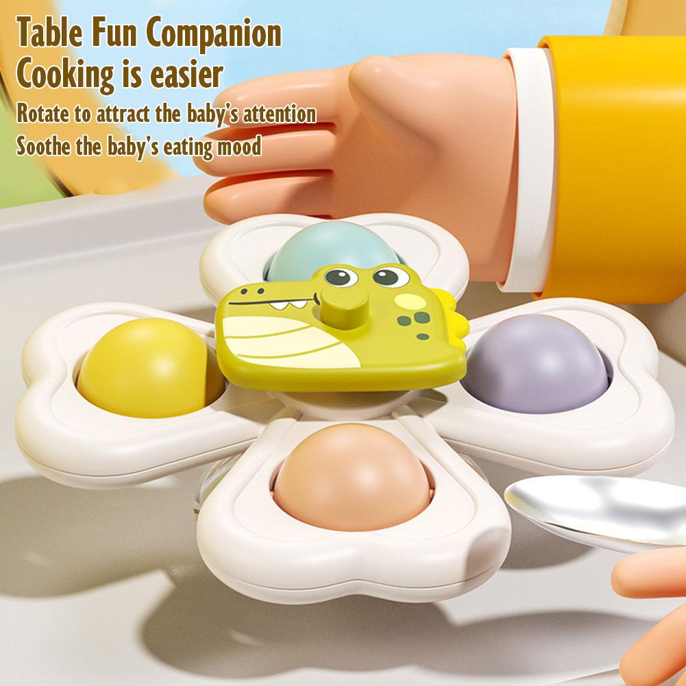 3PCS zuignap roterend speelgoe - Travel Accessories Baby recensie en prijs