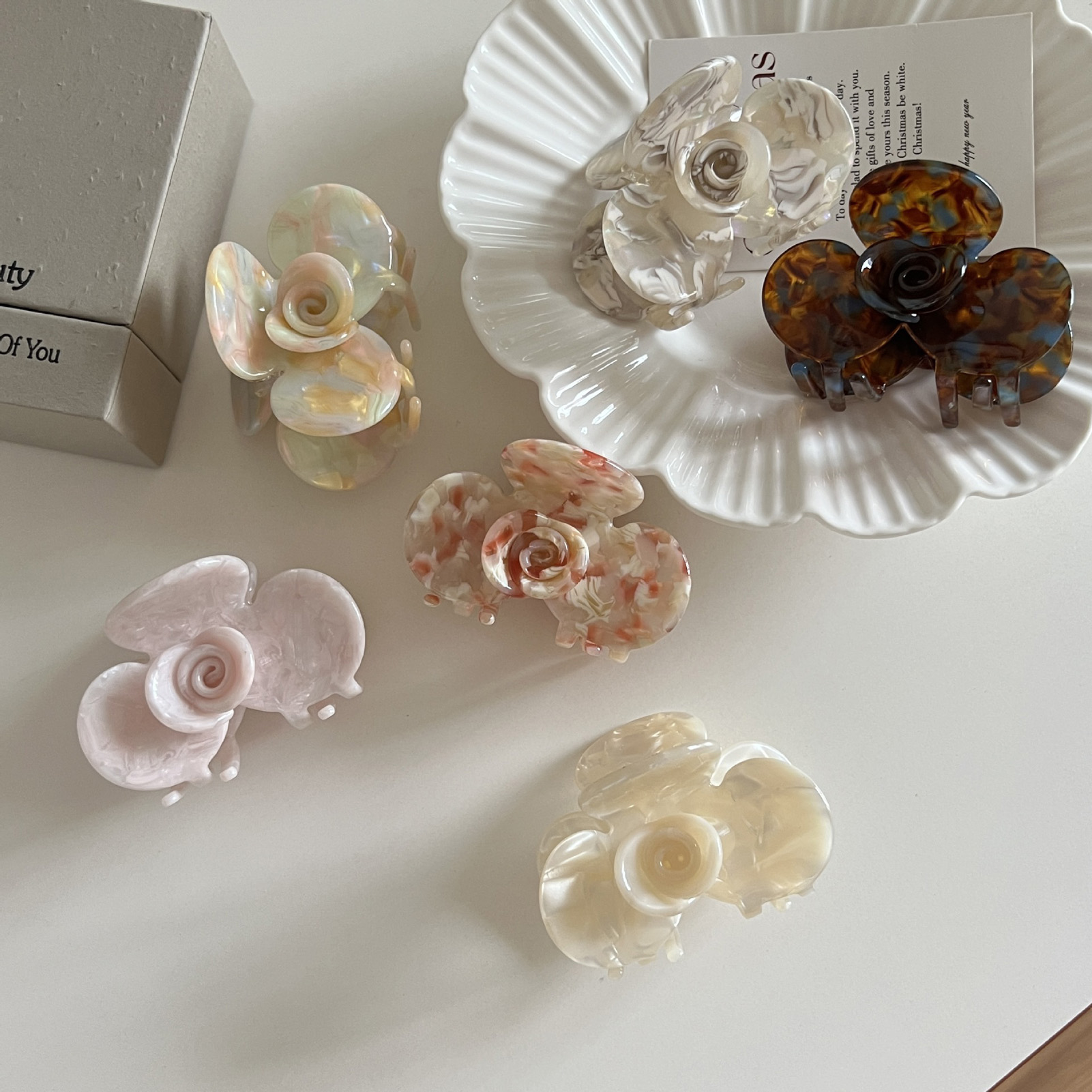 Franse Retro Camellia Acetaat  - Travel Accessories For Girls recensie en prijs