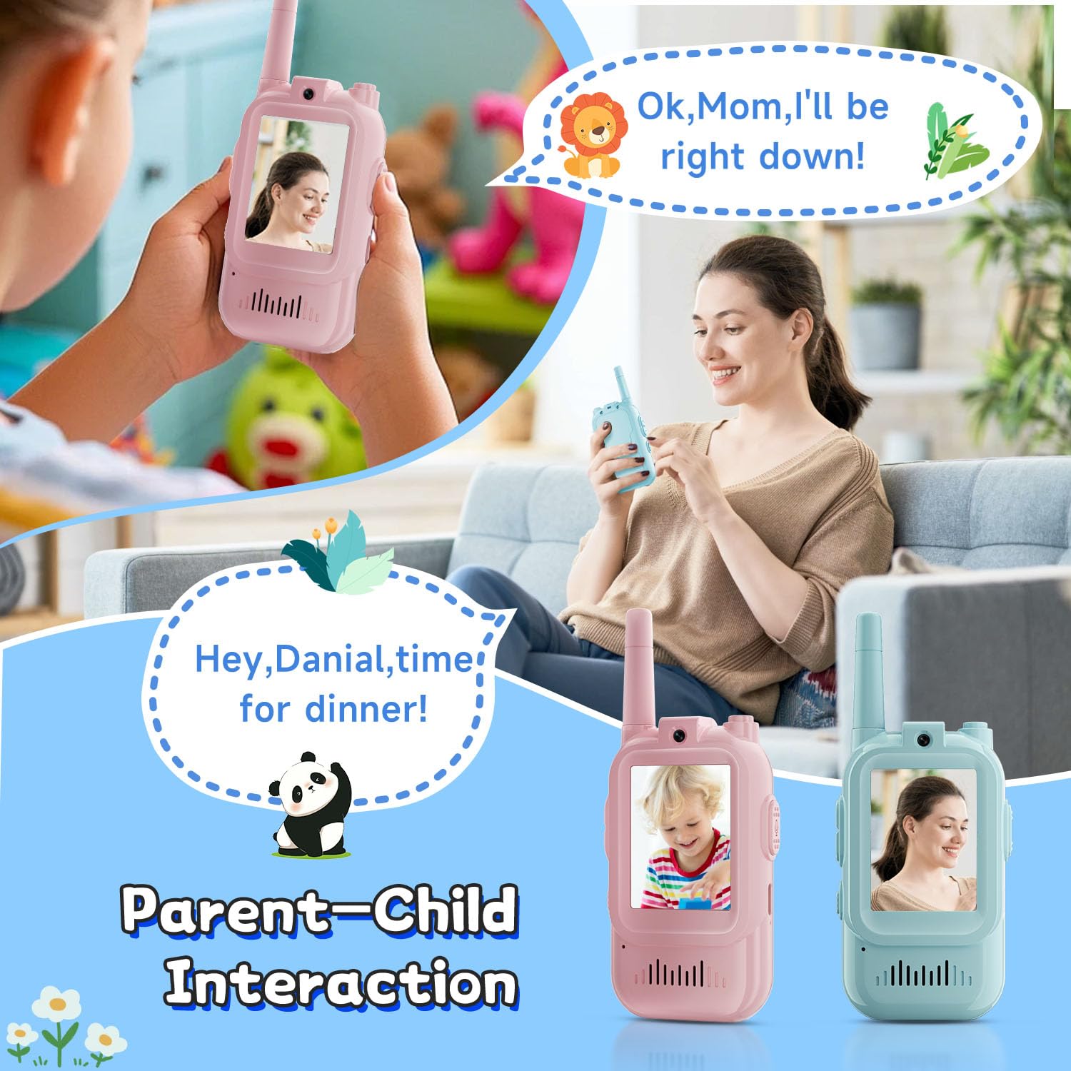 2PCS Video Walkie Talkies voor - Travel Accessories Toddler recensie en prijs