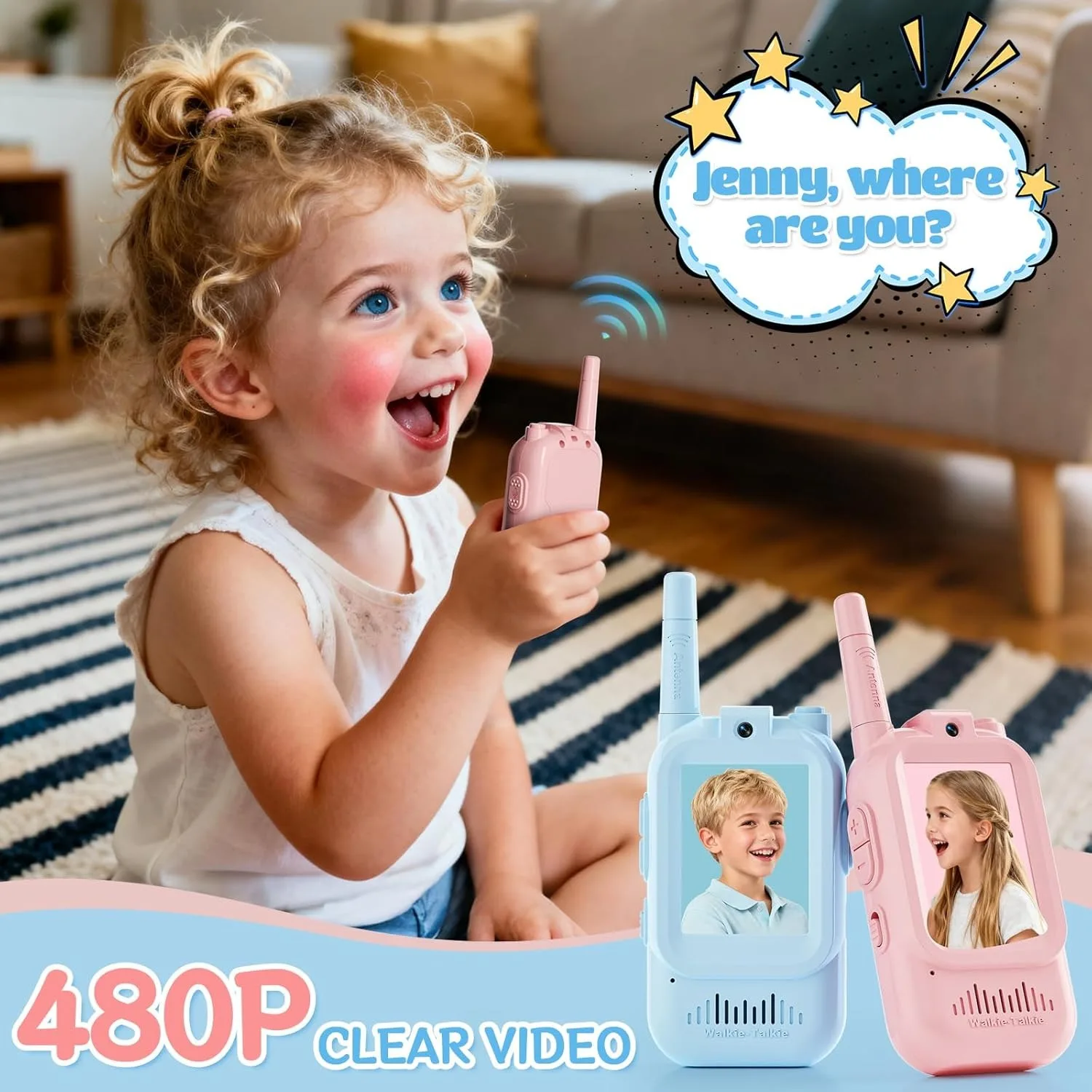 2PCS Video Walkie Talkies voor - Travel Accessories Toddler recensie en prijs