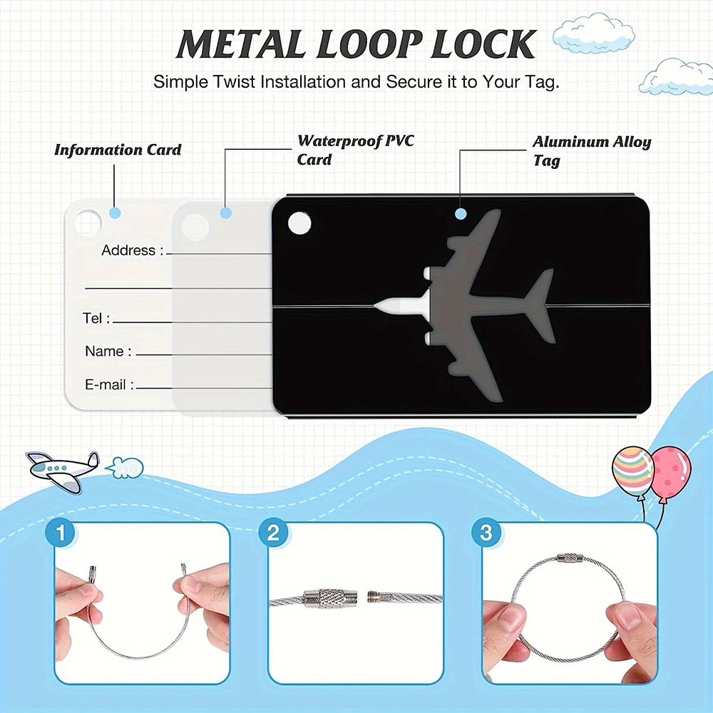 Aluminium reisbagagelabel Hang - Travel Accessories On Plane recensie en prijs