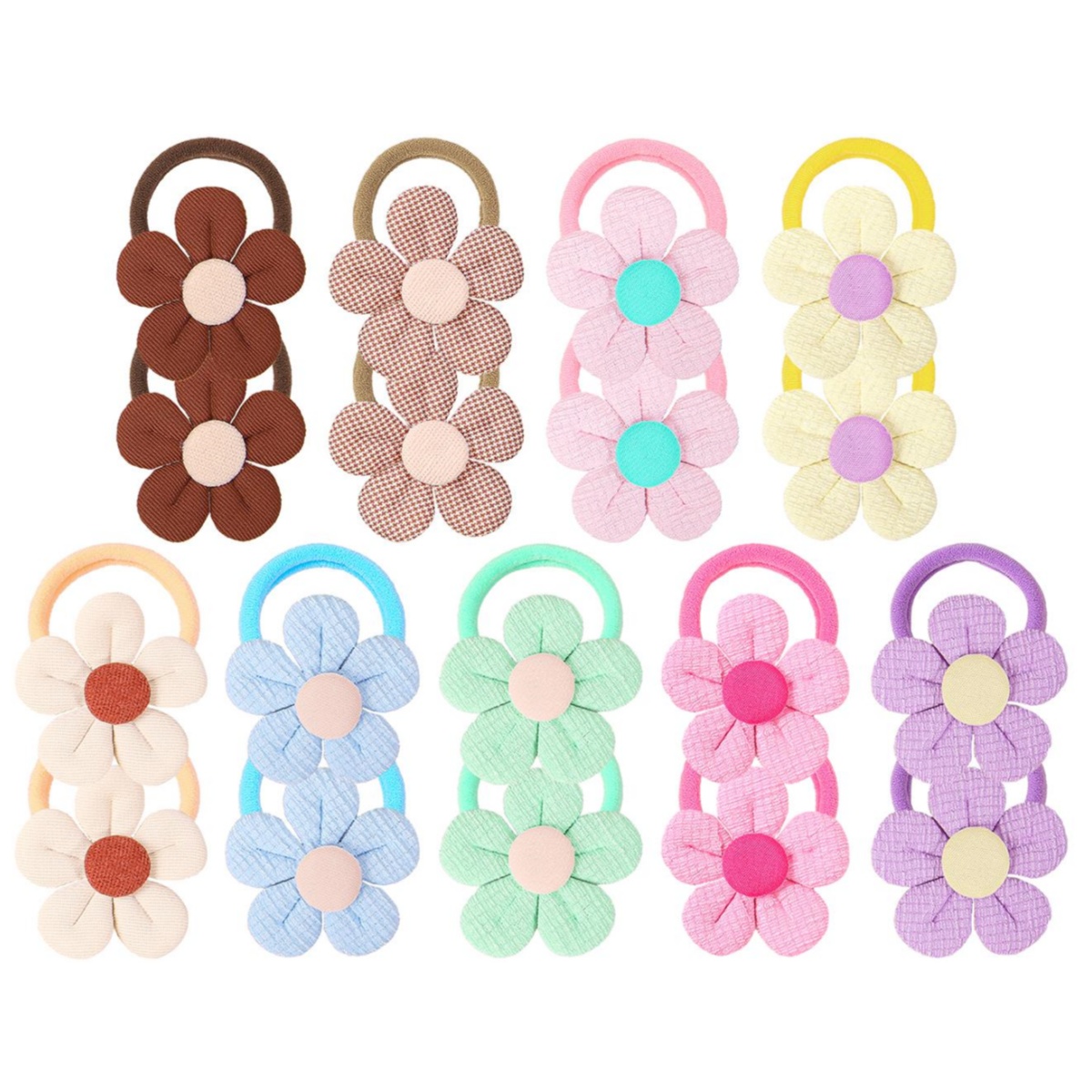 18 stks Zonnebloem Haarbanden  - Travel Accessories For Girls recensie en prijs