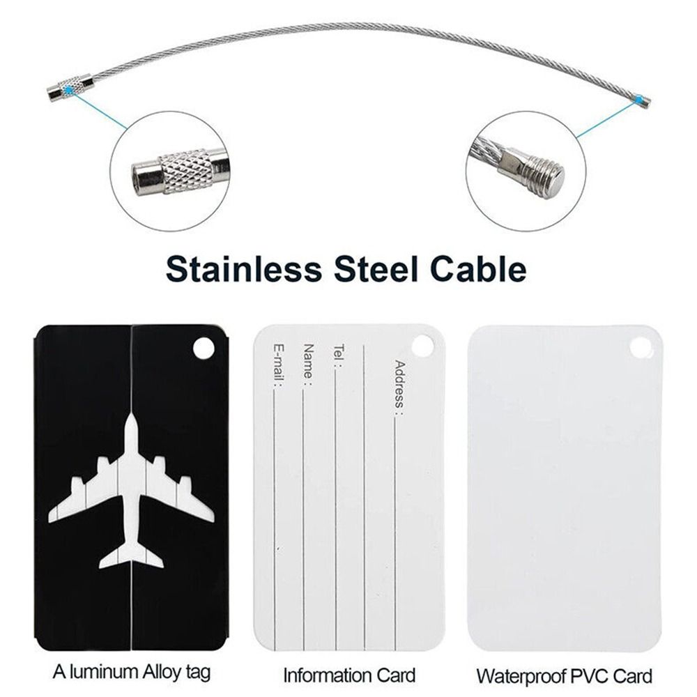 Aluminium Reisbagagelabels Her - Travel Accessories On Plane recensie en prijs